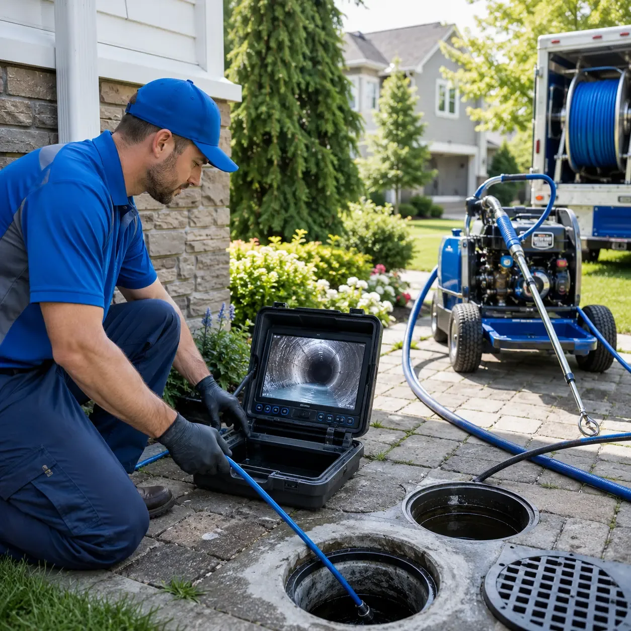 Outdoor drain cleaning professionals serving Bunnlevel, NC